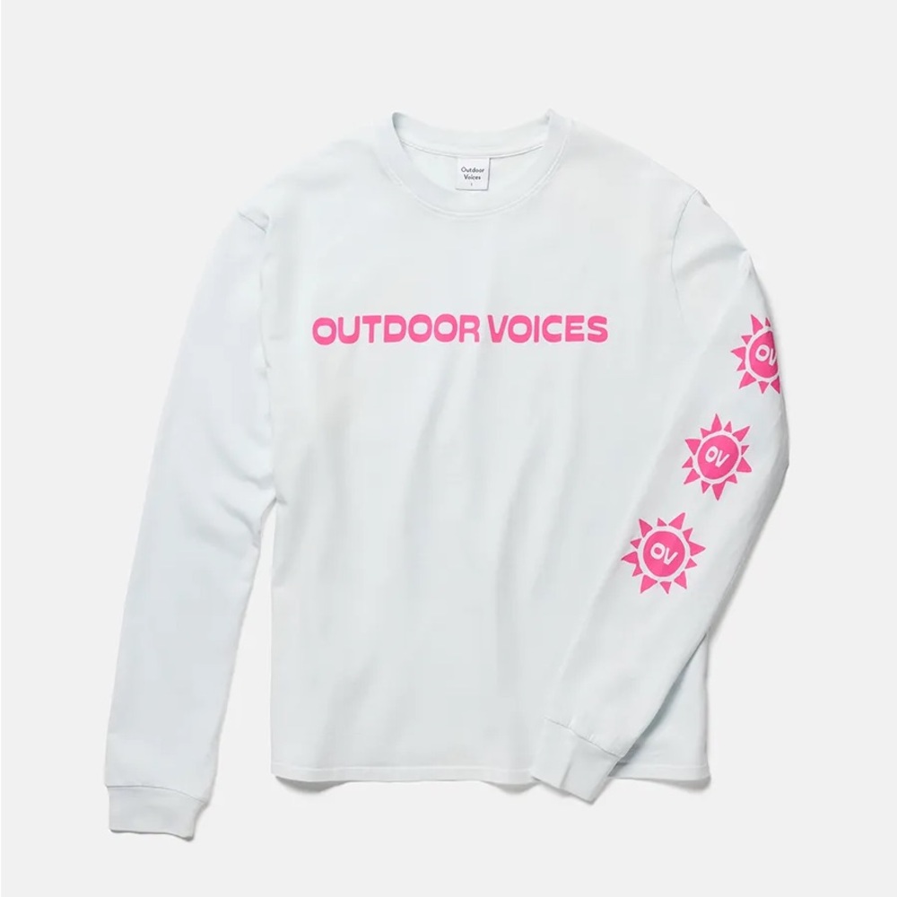 NWOT Outdoor Voices OV Sun Graphic Everyday Longsleeve in Small